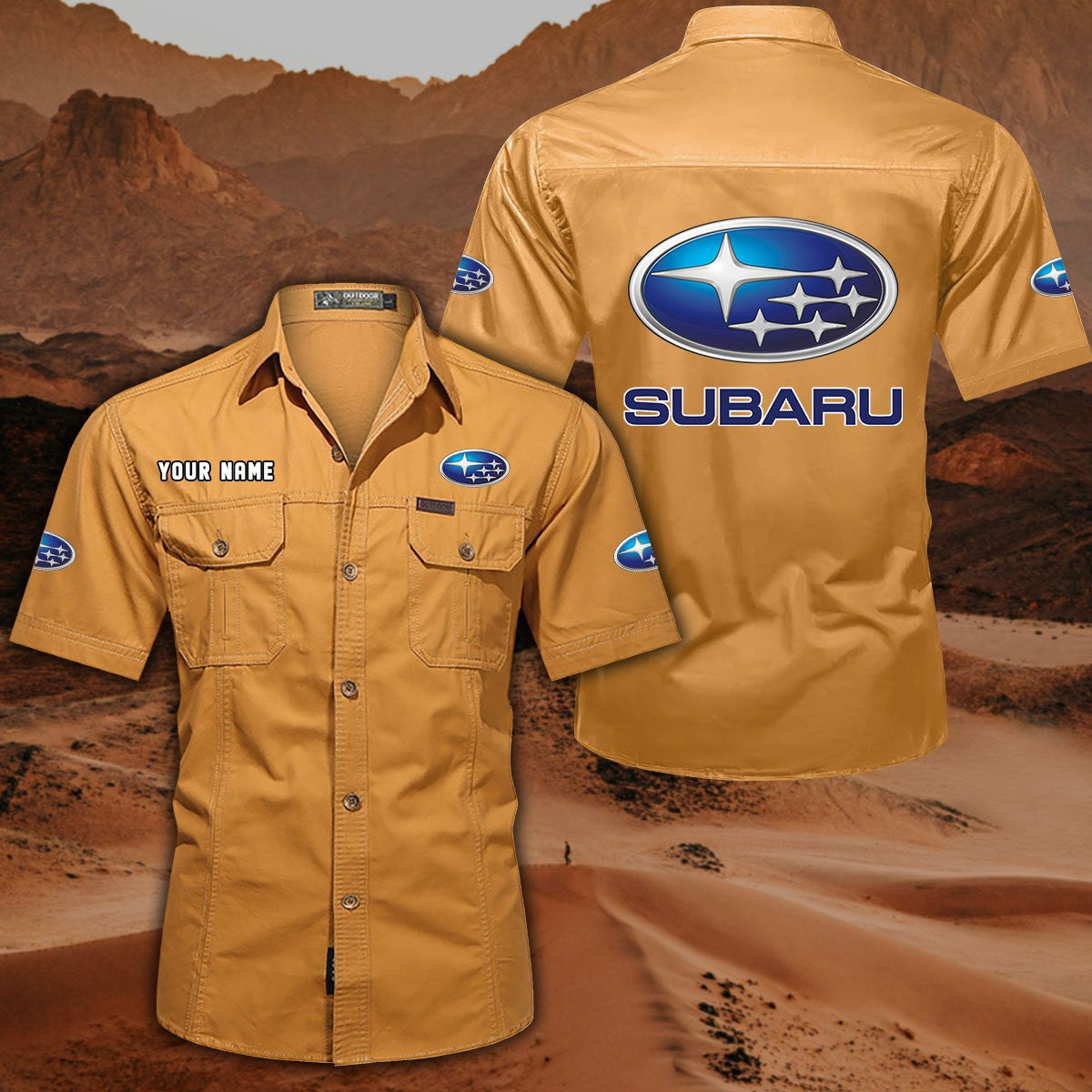 Custom Name SBR DDQQB10092 Military Cargo Cotton Shirts