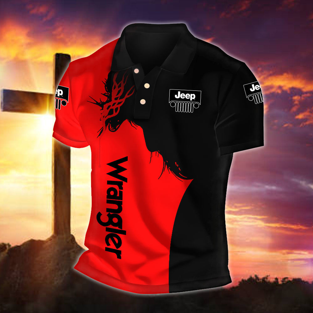 JP Wrangler WINA30125 Fueled by Faith Polo Shirt