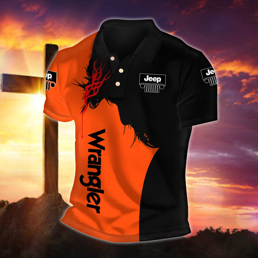JP Wrangler WINA30125 Fueled by Faith Polo Shirt