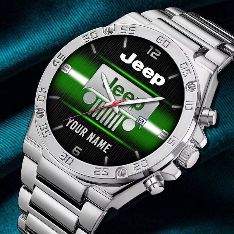 Custom Name JP DMHZ0375 Multicolor Steel Watch