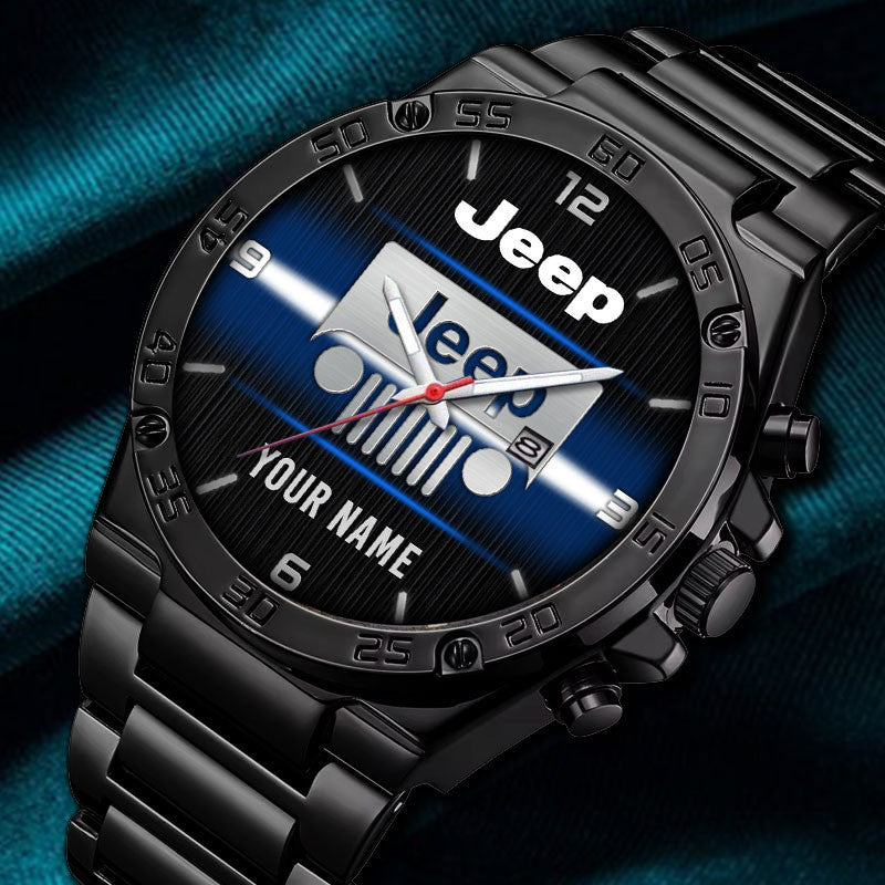 Custom Name JP DMHZ0375 Multicolor Steel Watch