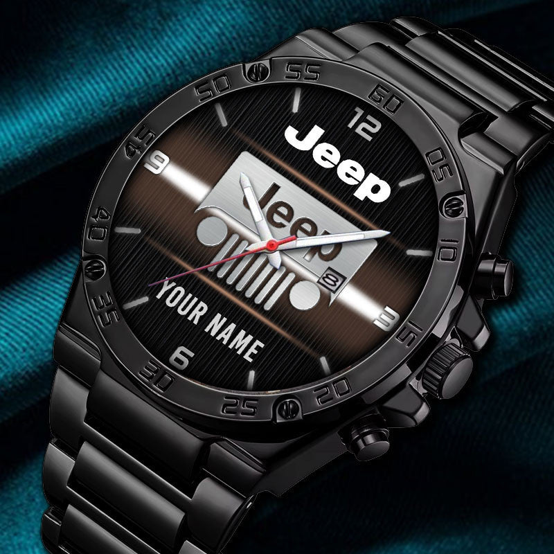 Custom Name JP DMHZ0375 Multicolor Steel Watch