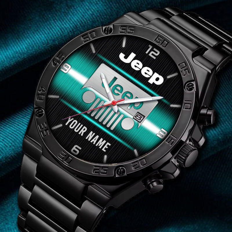 Custom Name JP DMHZ0375 Multicolor Steel Watch