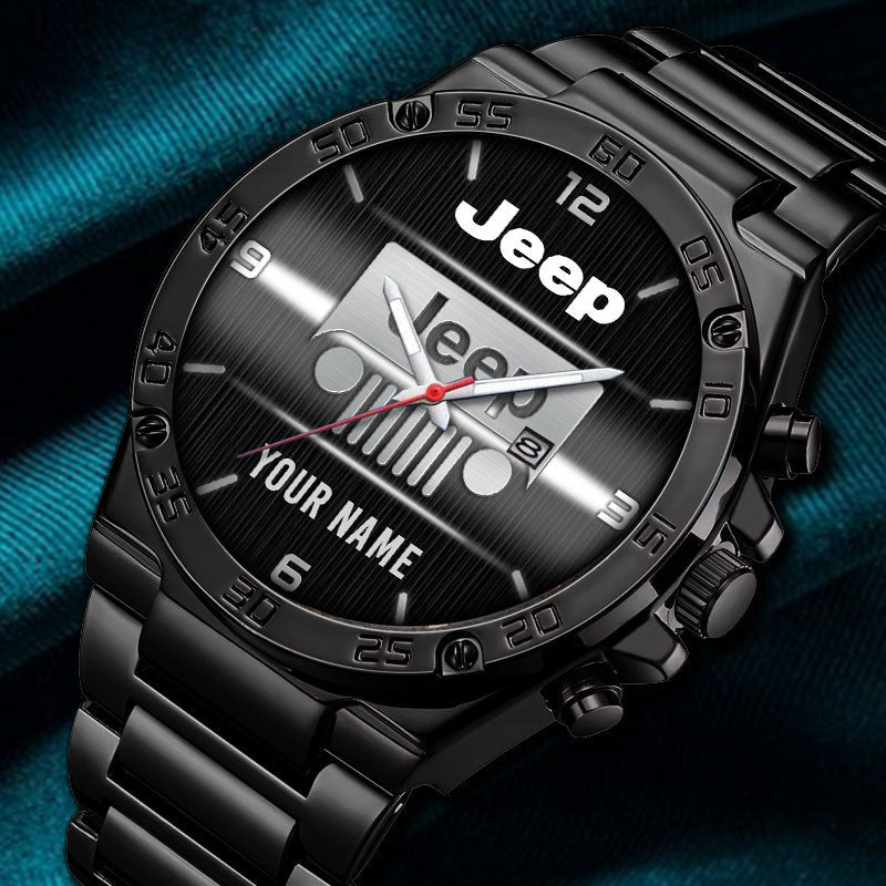 Custom Name JP DMHZ0375 Multicolor Steel Watch