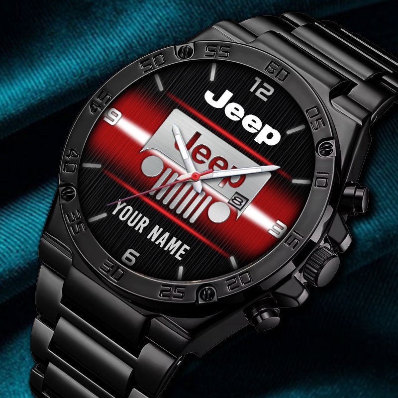 Custom Name JP DMHZ0375 Multicolor Steel Watch