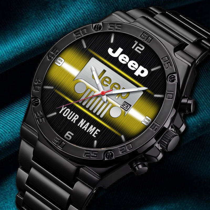 Custom Name JP DMHZ0375 Multicolor Steel Watch