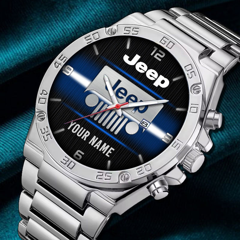 Custom Name JP DMHZ0375 Multicolor Steel Watch