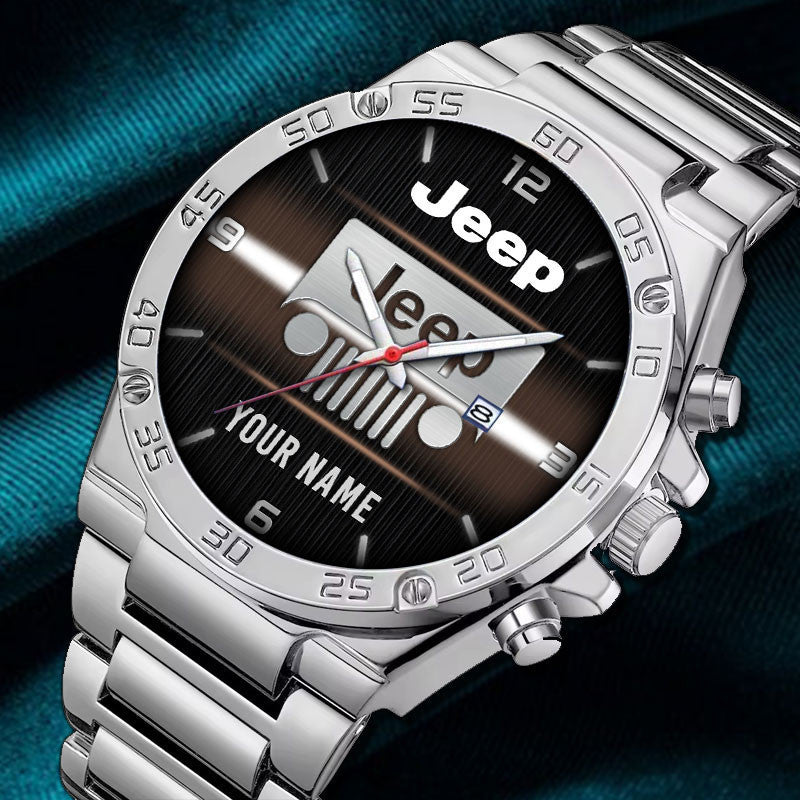 Custom Name JP DMHZ0375 Multicolor Steel Watch