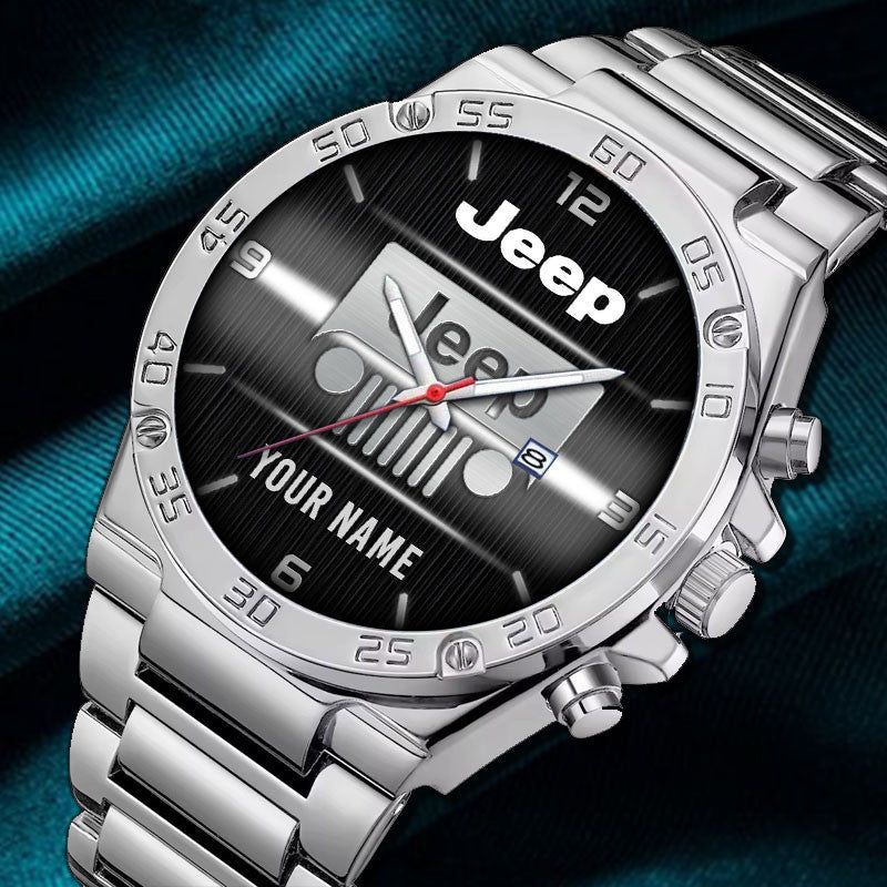 Custom Name JP DMHZ0375 Multicolor Steel Watch