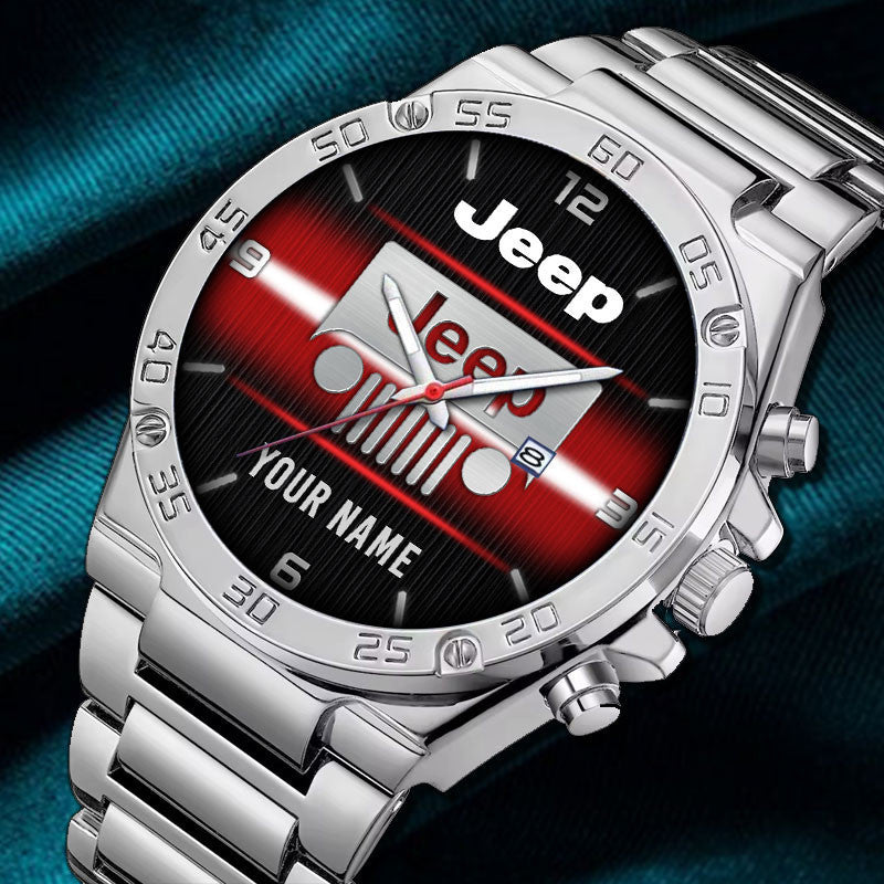 Custom Name JP DMHZ0375 Multicolor Steel Watch