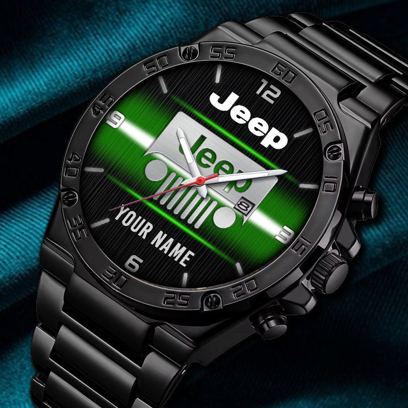 Custom Name JP DMHZ0375 Multicolor Steel Watch