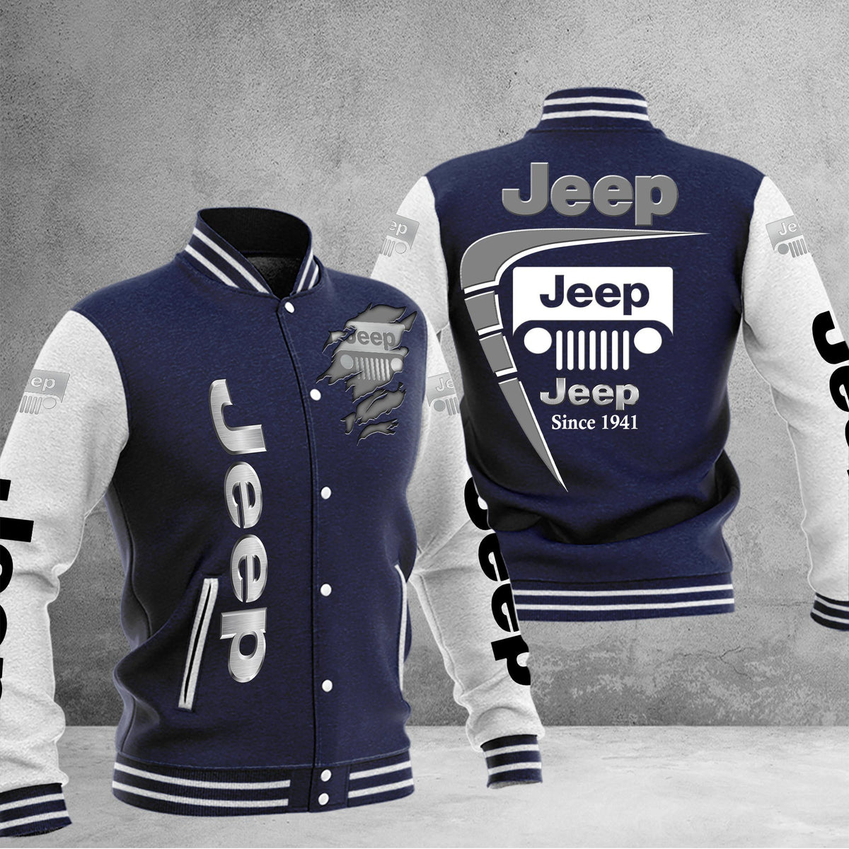 Custom Name JP DMHJ0031 Full Color Baseball Jacket For fan - Limited Edition
