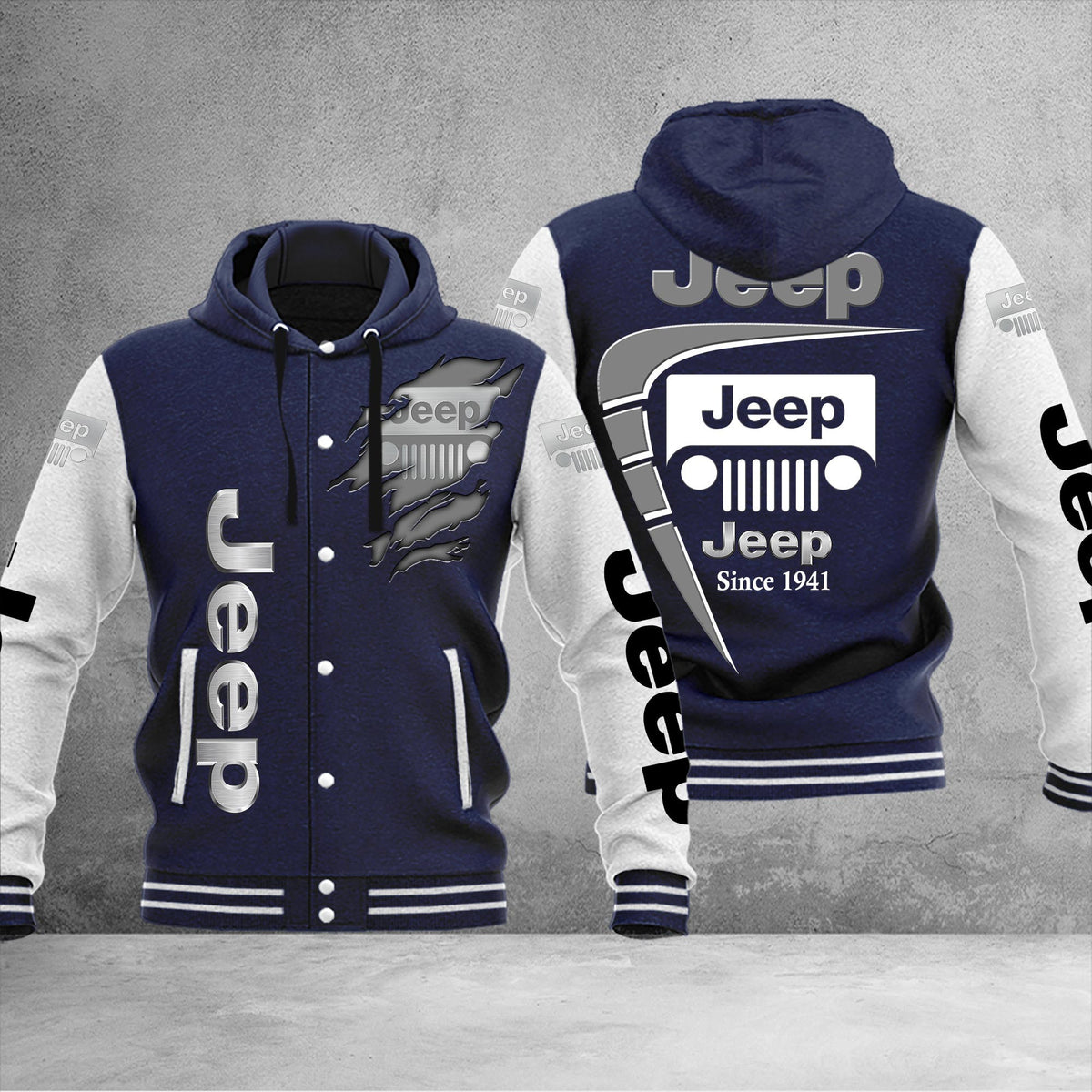 Custom Name JP DMHJ0031 Full Color Baseball Jacket For fan - Limited Edition