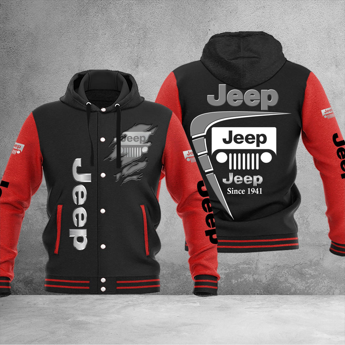 Custom Name JP DMHJ0031 Full Color Baseball Jacket For fan - Limited Edition