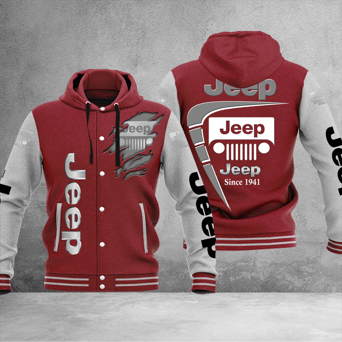Custom Name JP DMHJ0031 Full Color Baseball Jacket For fan - Limited Edition