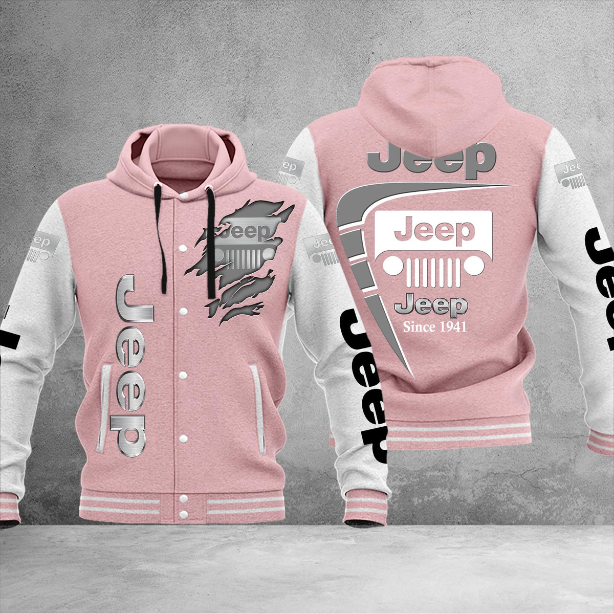 Custom Name JP DMHJ0031 Full Color Baseball Jacket For fan - Limited Edition