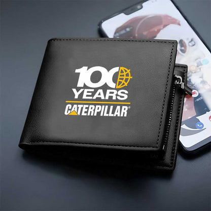 CAT 100 Years Personalized Leather Wallet For Fans – Limited Edition YVT1033