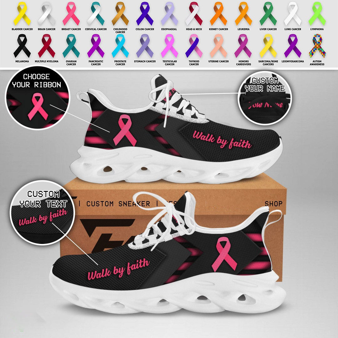 [LIMITED EDITION] Personalized Cancer Awareness Custom Sneaker QUY2320