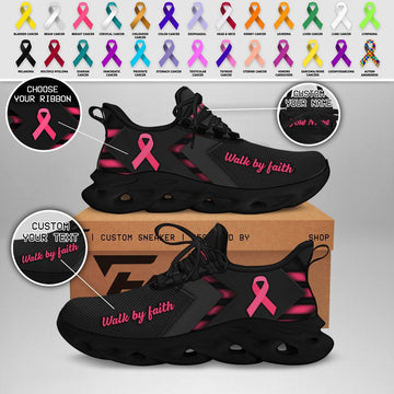 [LIMITED EDITION] Personalized Cancer Awareness Custom Sneaker QUY2320
