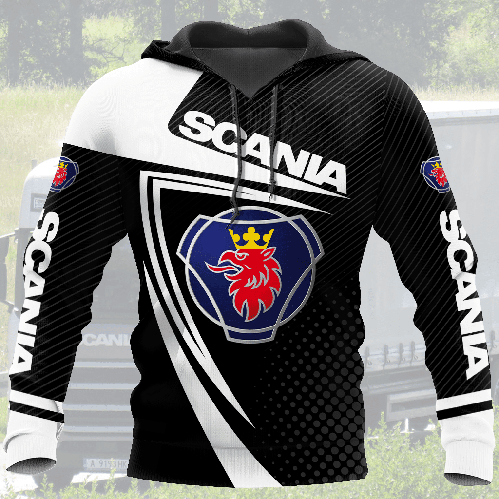 SCN 3D Hoodie Black YVT0030
