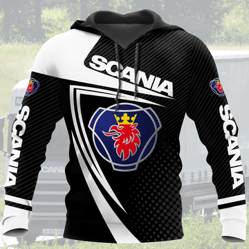 SCN 3D Hoodie Black YVT0030