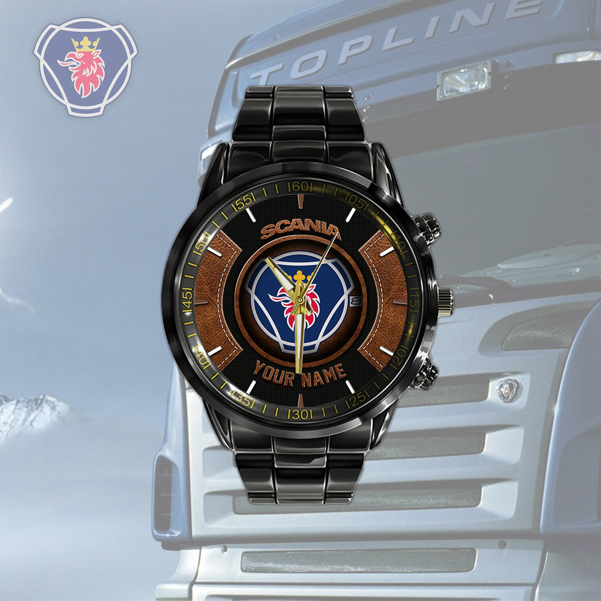 SCN New Personalized Black Hand Watch for fan-Limited Edition YVT0423