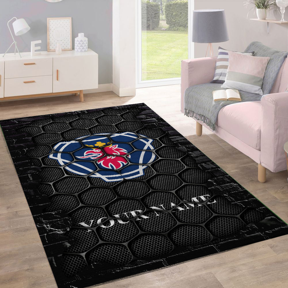 SCN Custom Name Rectangular Rug YVT0402
