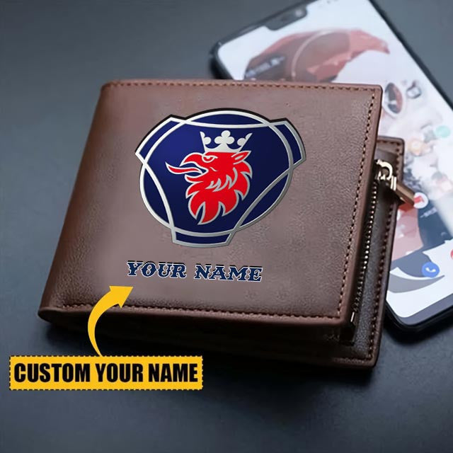 Custom Name SCN Leather Wallet WINWALT10068 YVT0621