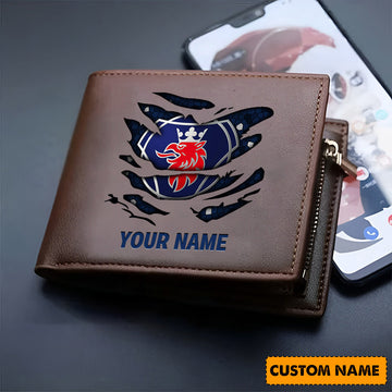 SCN Personalized Leather Wallet For Fans – Limited Edition YVT0653