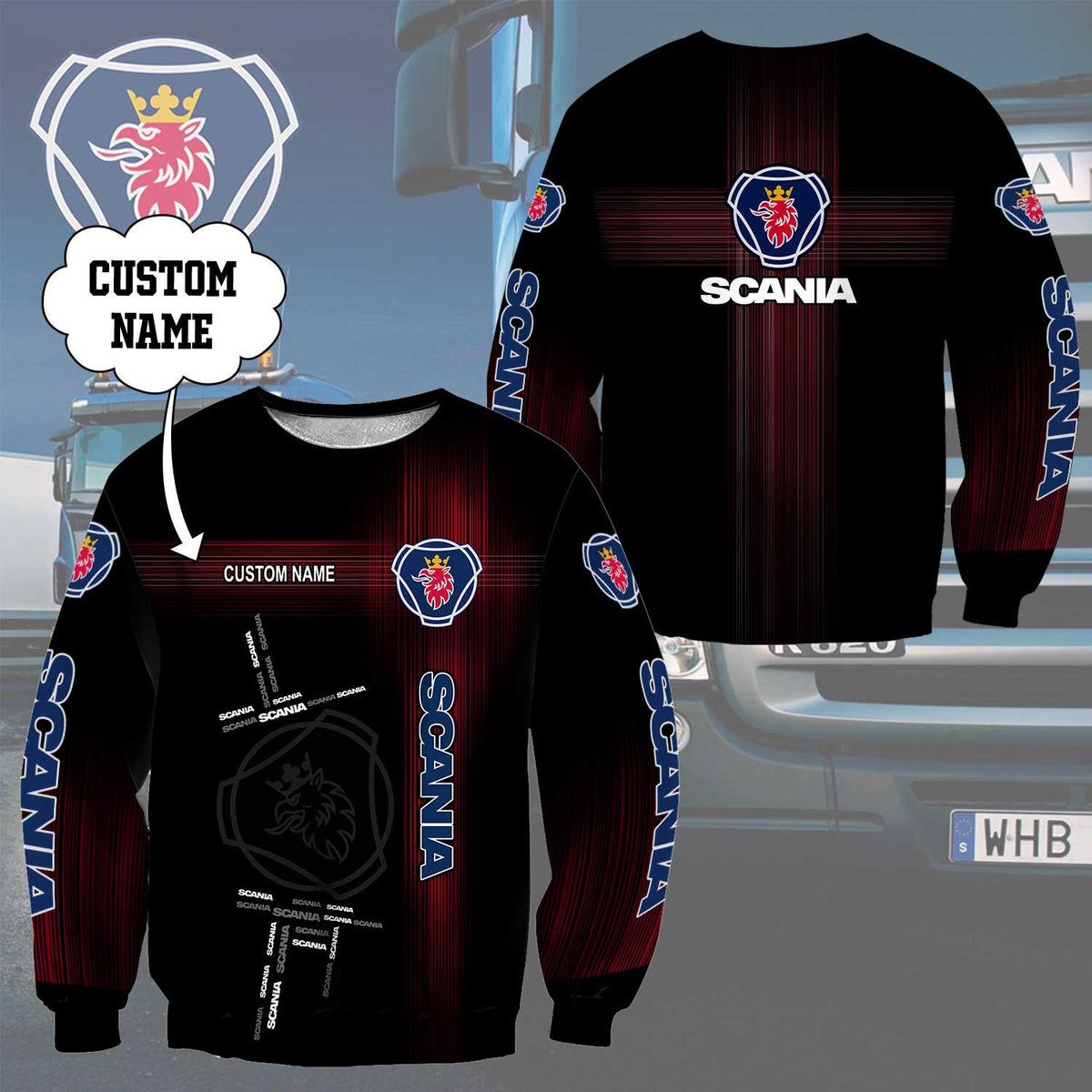 Custom Name SCN 3D Apparels YVT0603