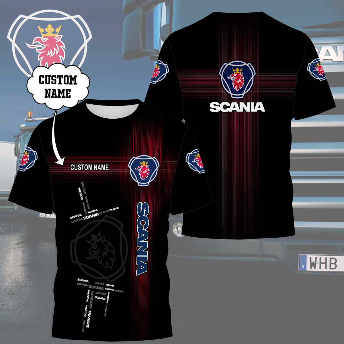 Custom Name SCN 3D Apparels YVT0603