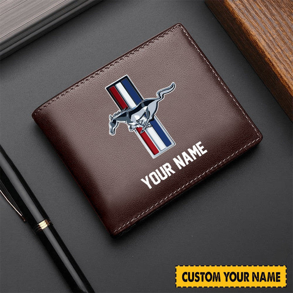 Personalized Combo Leather Strap Watch + Leather Wallet For Car Lover - Limited Edition CR011504 TH3941
