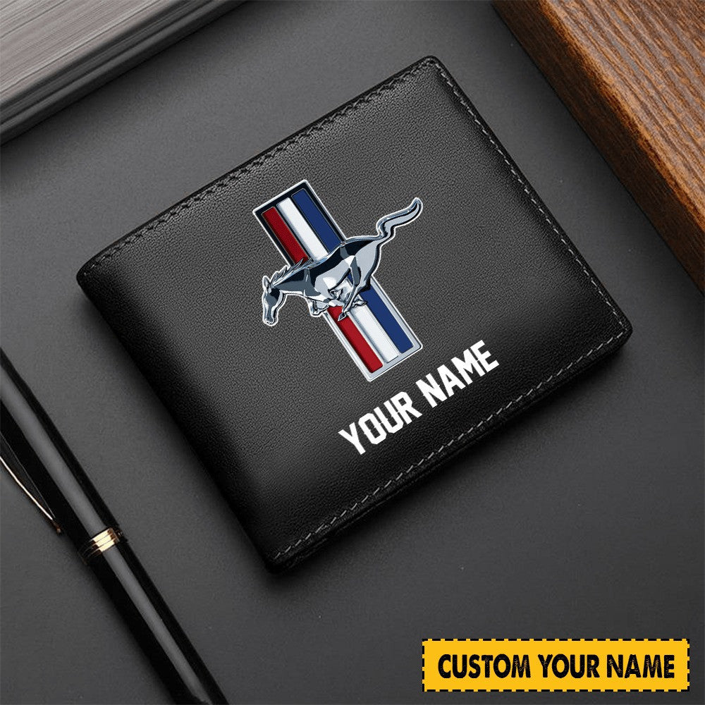 Personalized Combo Leather Strap Watch + Leather Wallet For Car Lover - Limited Edition CR011504 TH3941