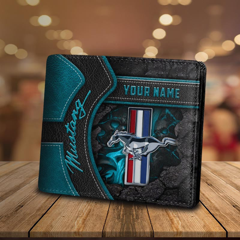 Custom Name FM DMHD0951 Leather Wallet Multicolor