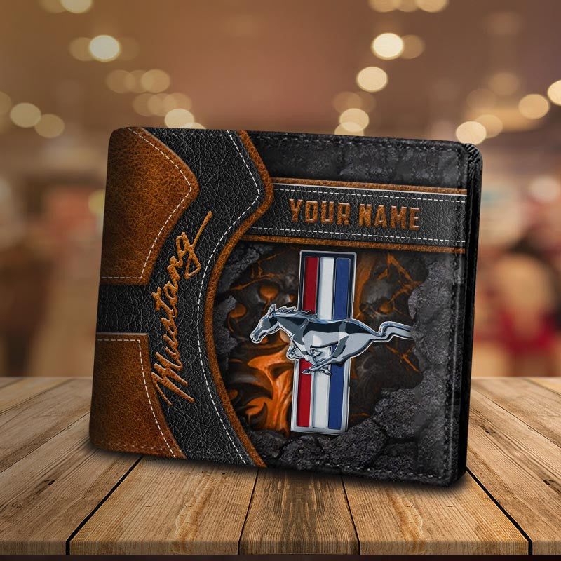Custom Name FM DMHD0951 Leather Wallet Multicolor