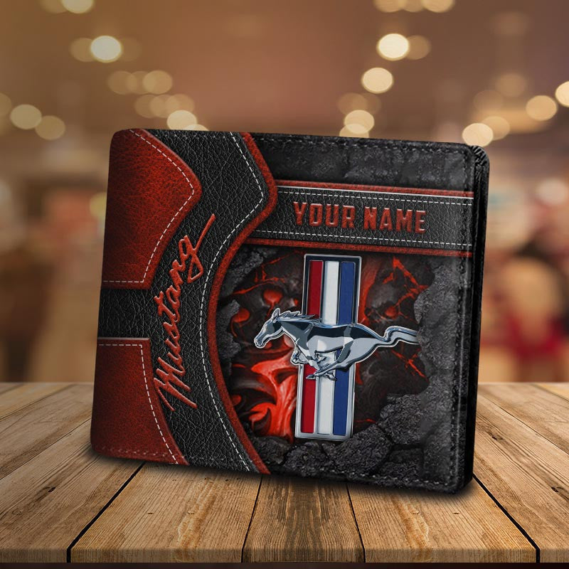 Custom Name FM DMHD0951 Leather Wallet Multicolor