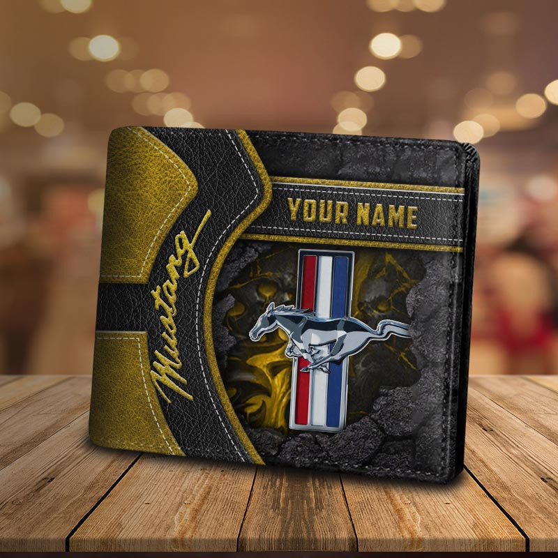 Custom Name FM DMHD0951 Leather Wallet Multicolor