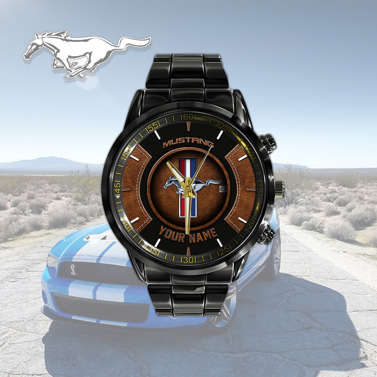 FM New Personalized Black Hand Watch for fan-Limited Edition YVT0423