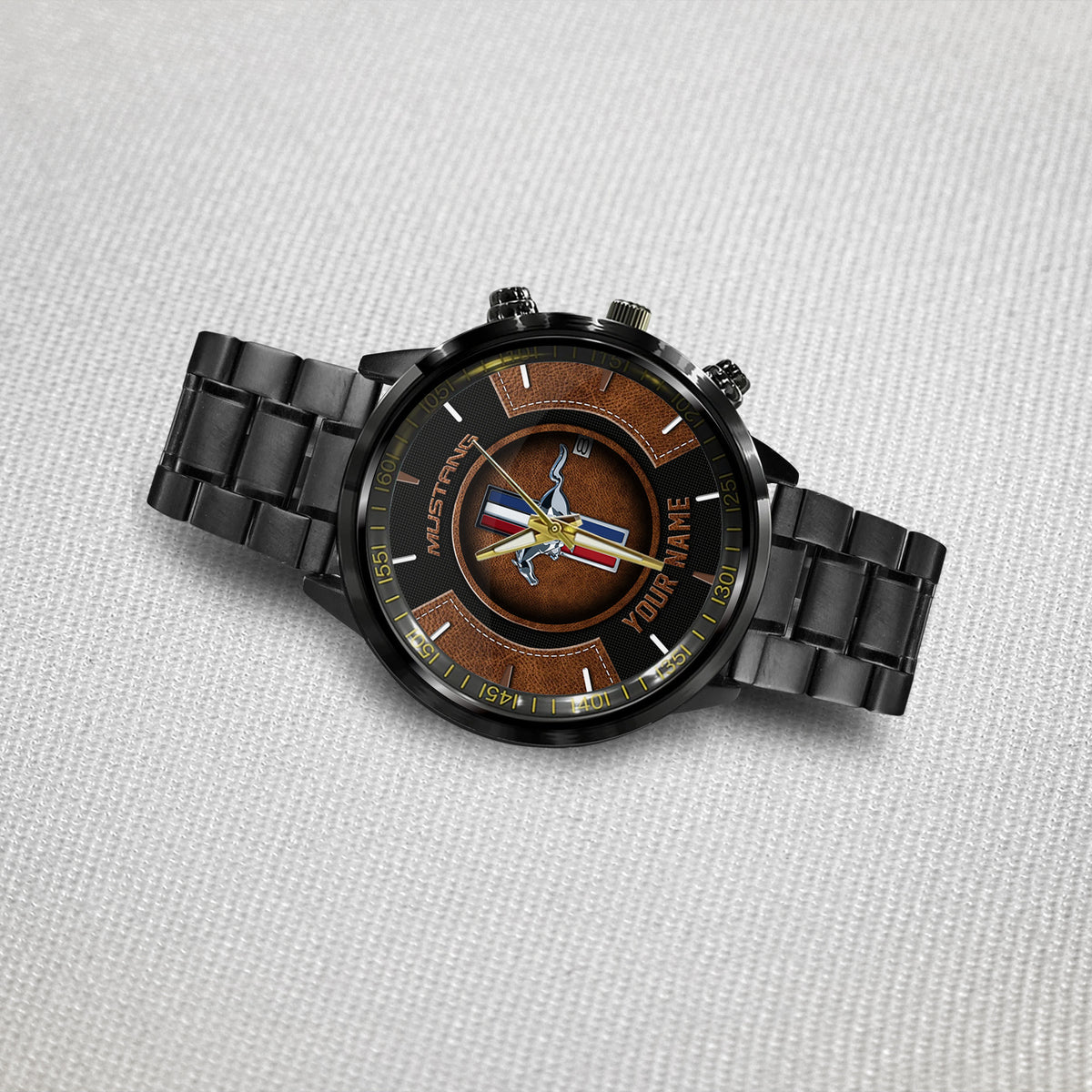 FM New Personalized Black Hand Watch for fan-Limited Edition YVT0423