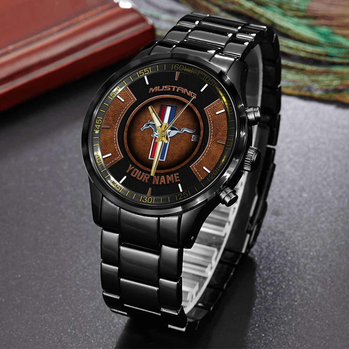 FM New Personalized Black Hand Watch for fan-Limited Edition YVT0423
