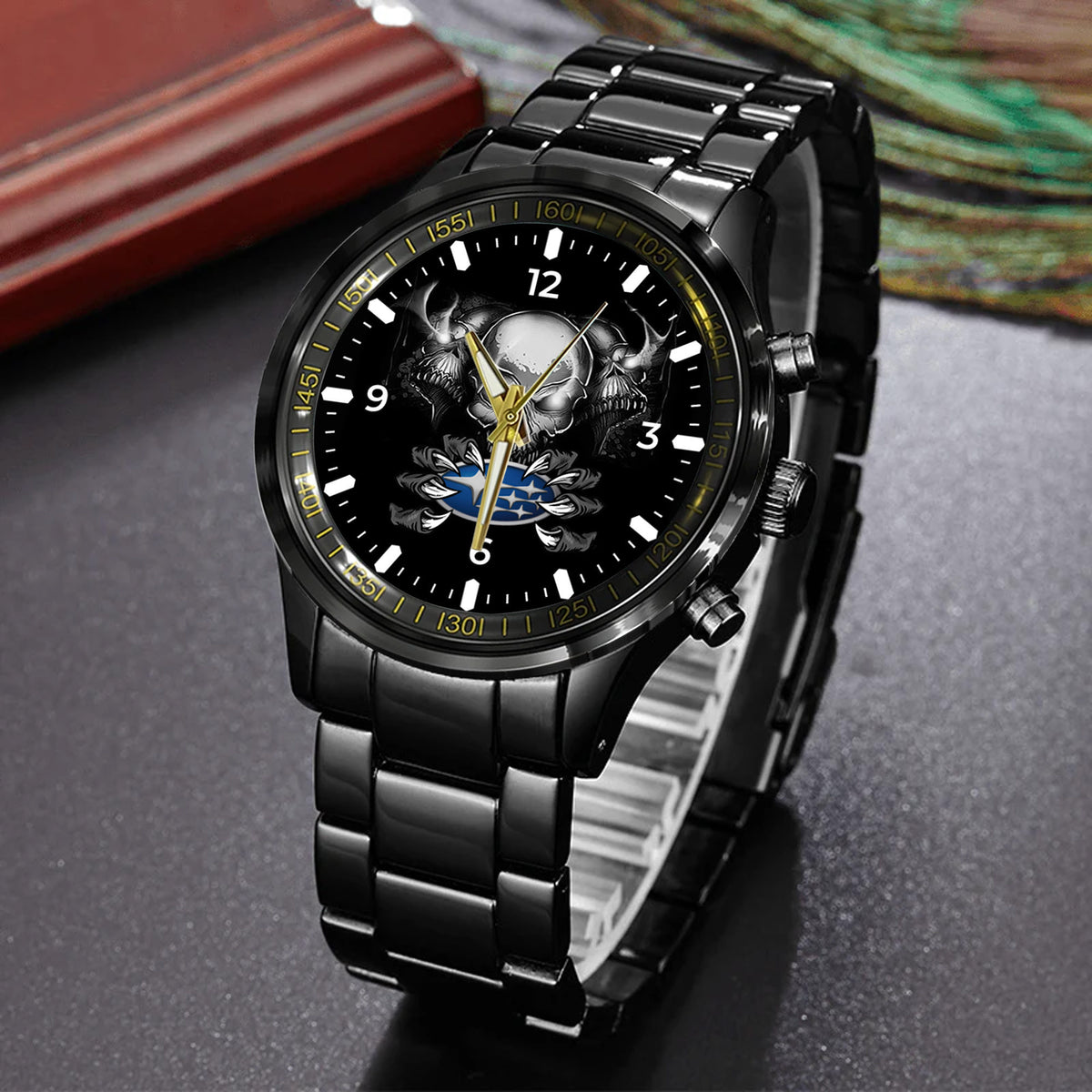 Personalized SBR Black Hand Watch - Limited Edition QUY3495