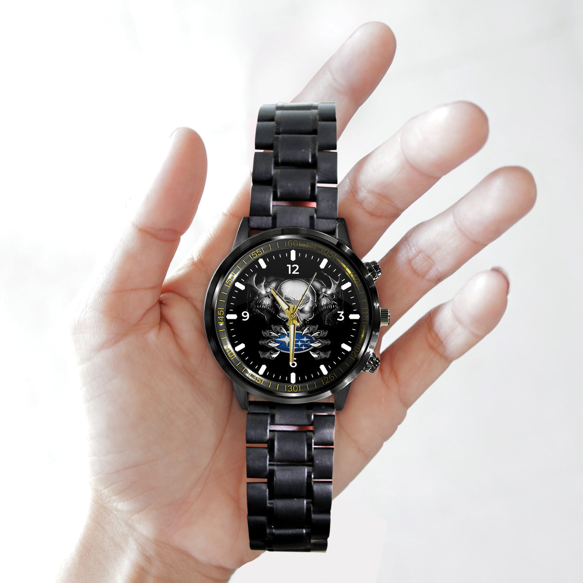 Personalized SBR Black Hand Watch - Limited Edition QUY3495
