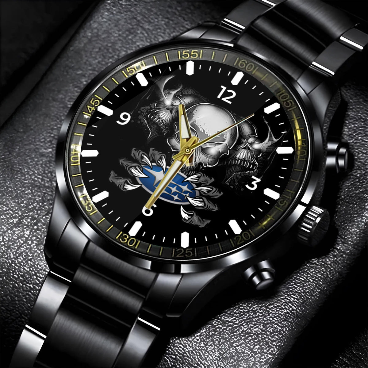 Personalized SBR Black Hand Watch - Limited Edition QUY3495
