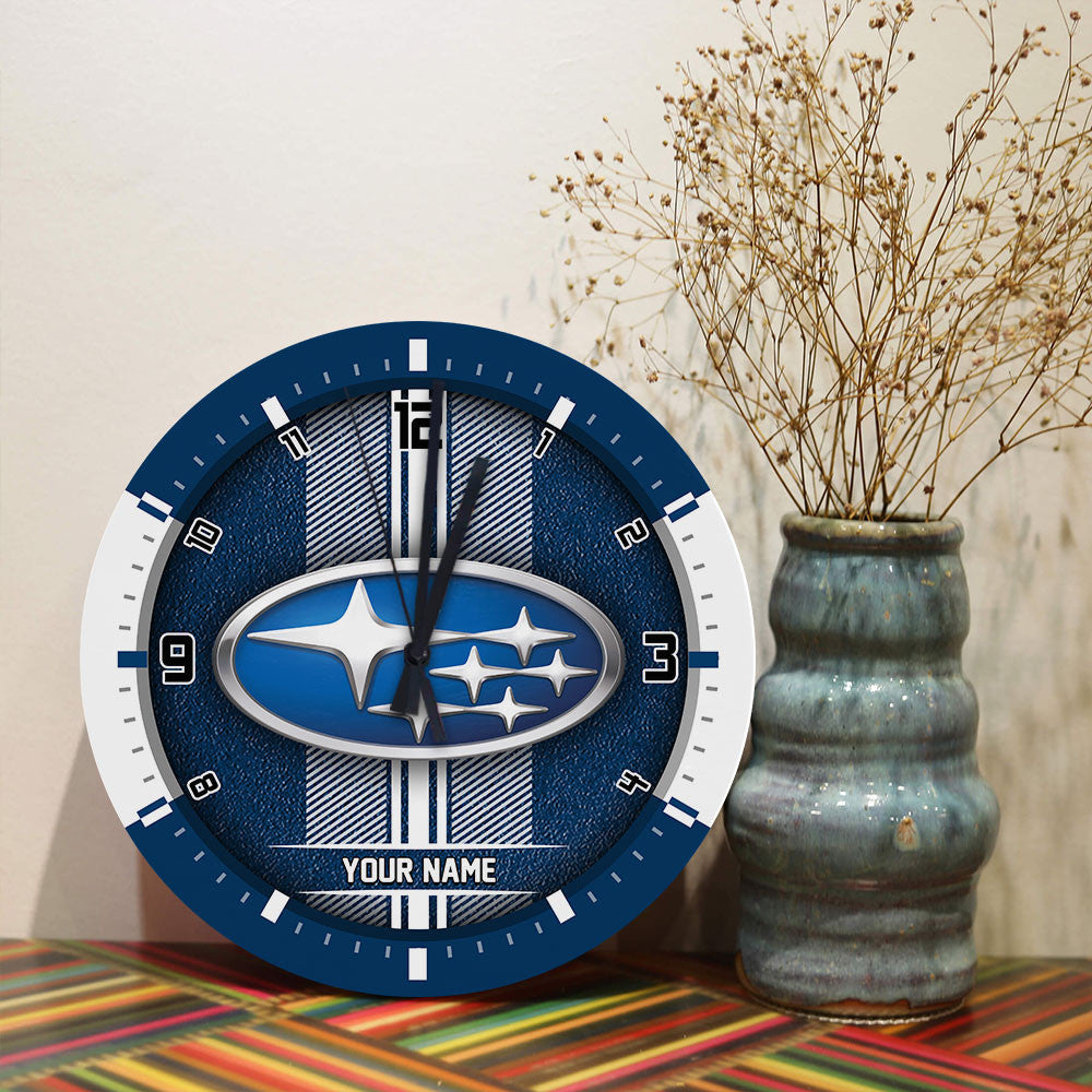 Custom Name SBR NNHZ0494 Wooden Clock