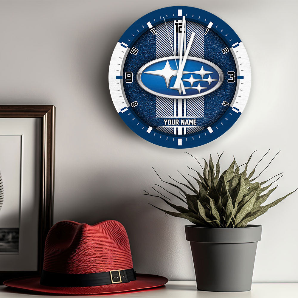 Custom Name SBR NNHZ0494 Wooden Clock