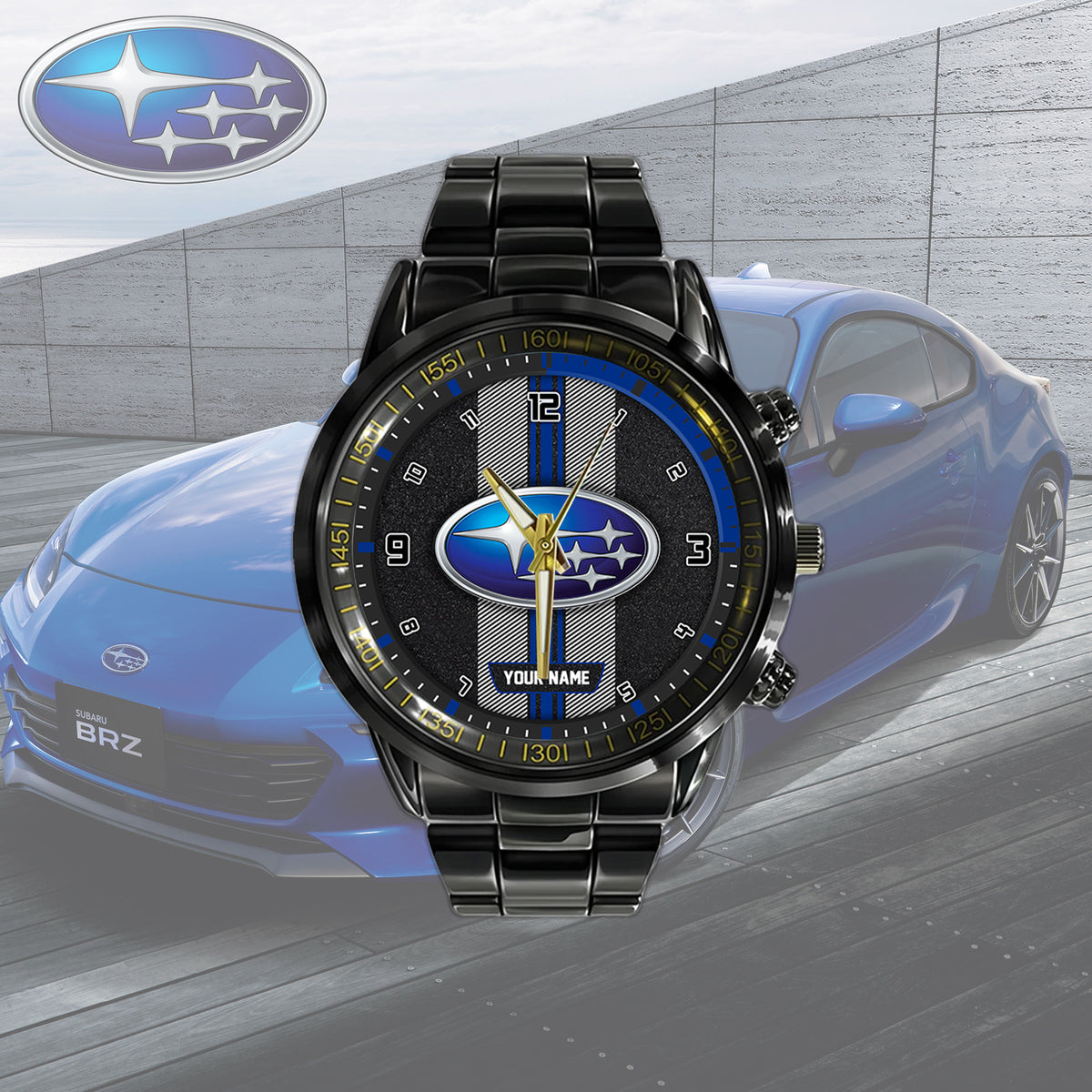 Personalized SBR Black Hand Watch - Limited Edition YVT0487