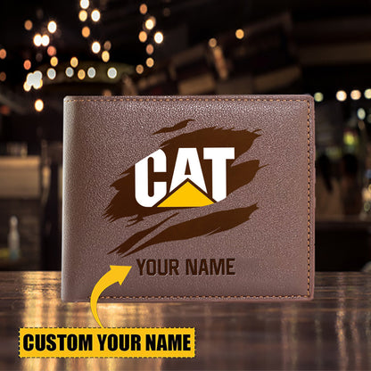 CAT Personalized Leather Wallet For Fans – Limited Edition CR012208