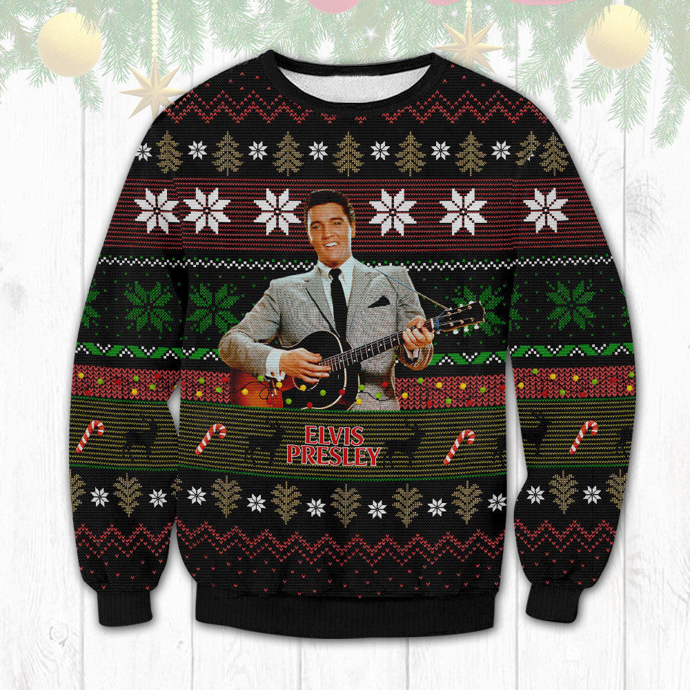 Elvis Presley Ugly Sweater