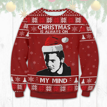 Elvis Presley Ugly Christmas Sweater