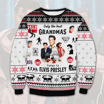 Elvis Presley Ugly Christmas Sweater